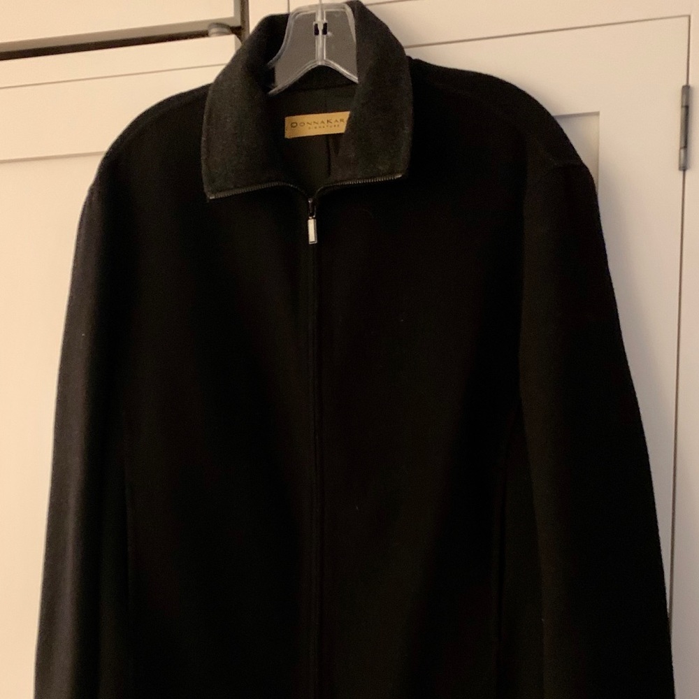 Donna Karen signature Black Wool Jacket